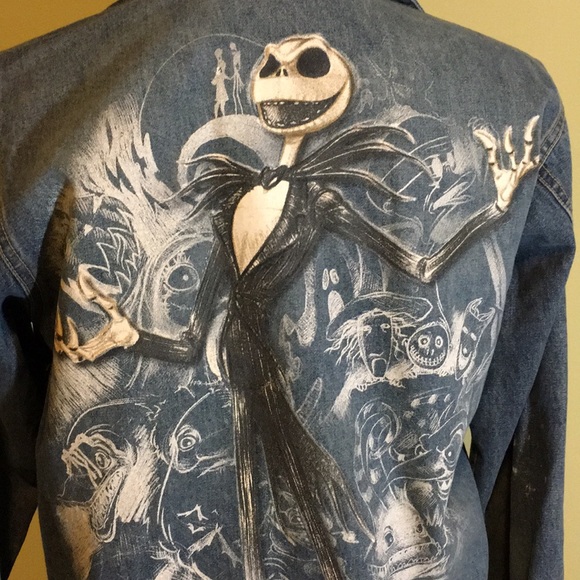 Disney Jack Skellington Jean Jacket 